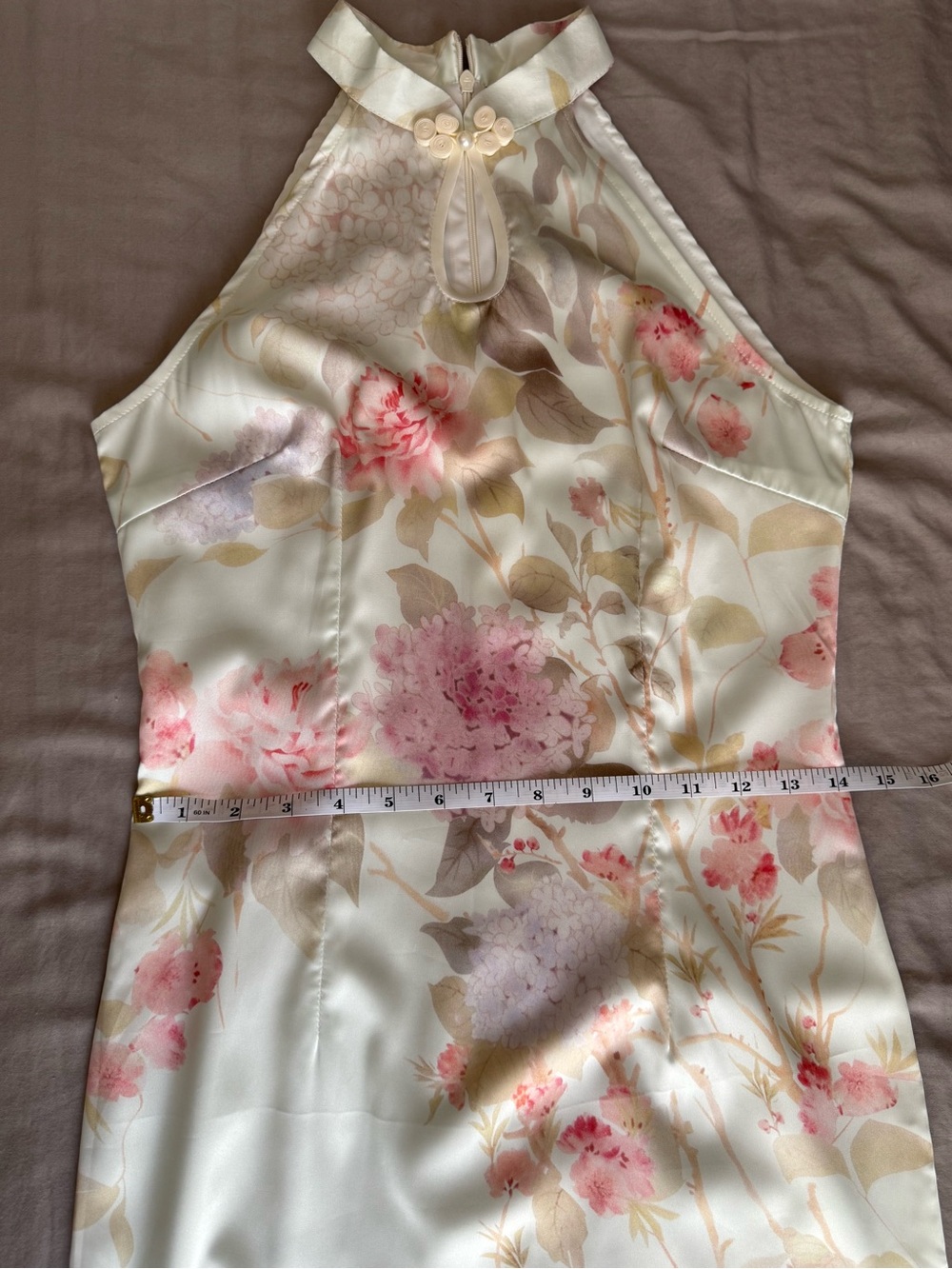 NWOT Beth and Brian floral qipao size small